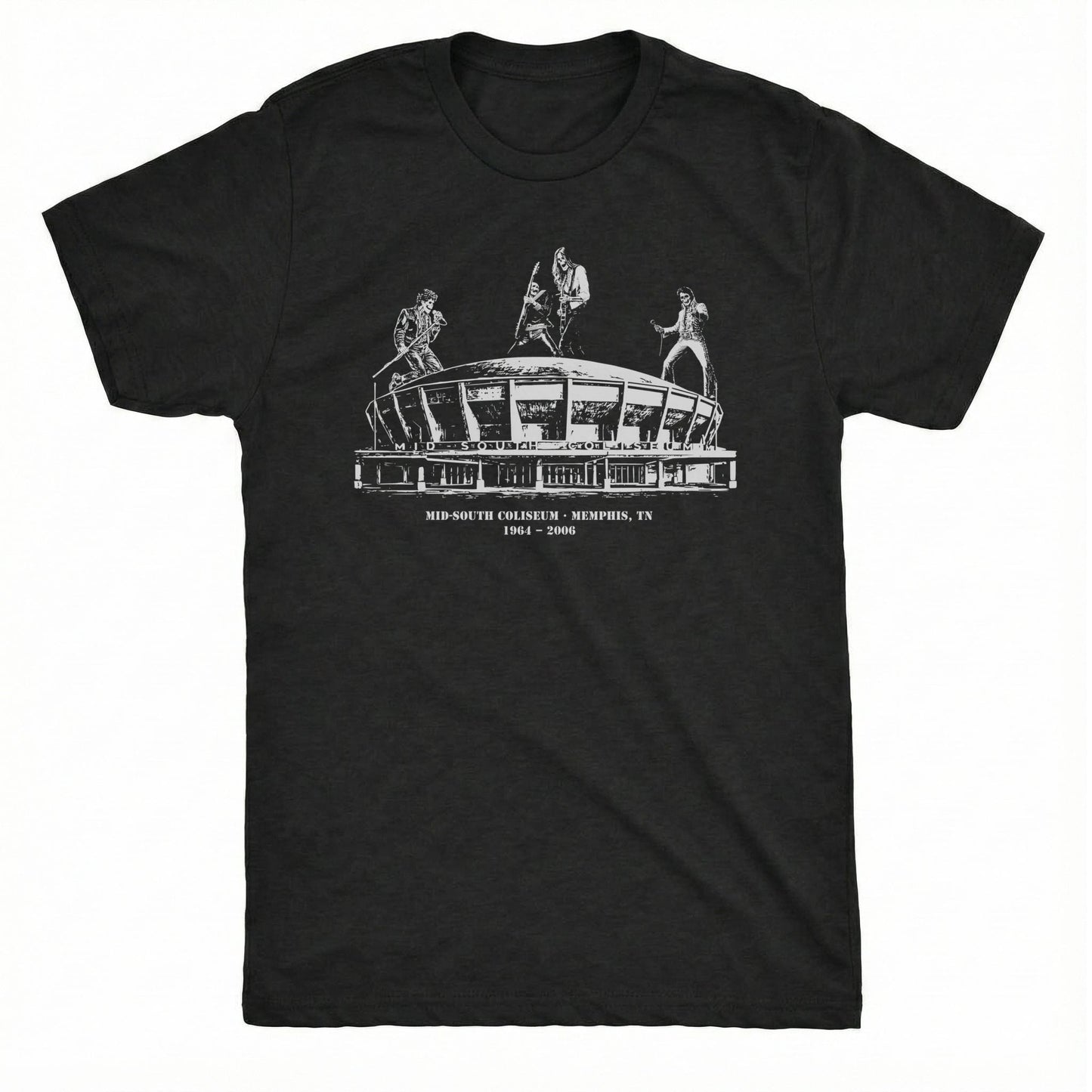Mid-South Tee Black Mockup