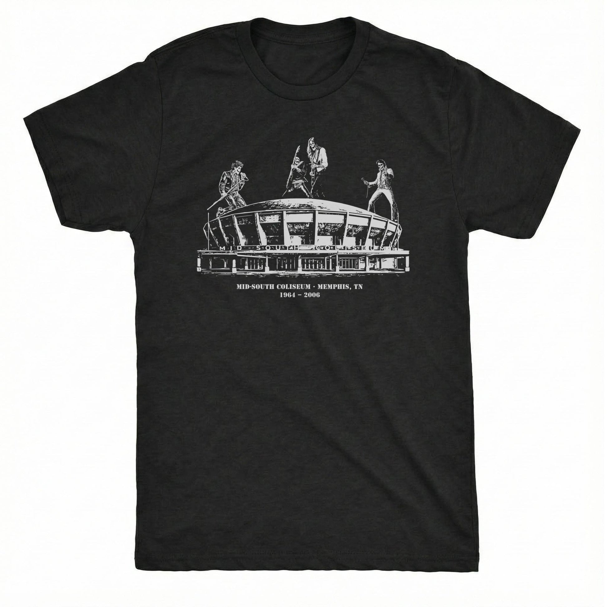 Mid-South Tee Black Mockup