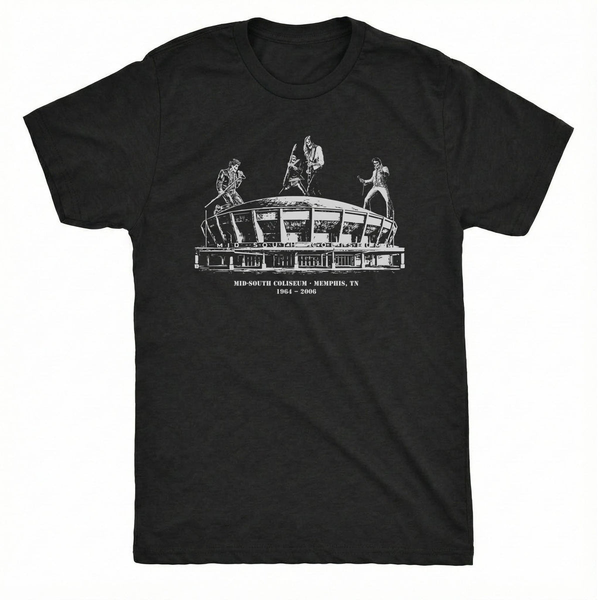 Mid-South Tee Black Mockup