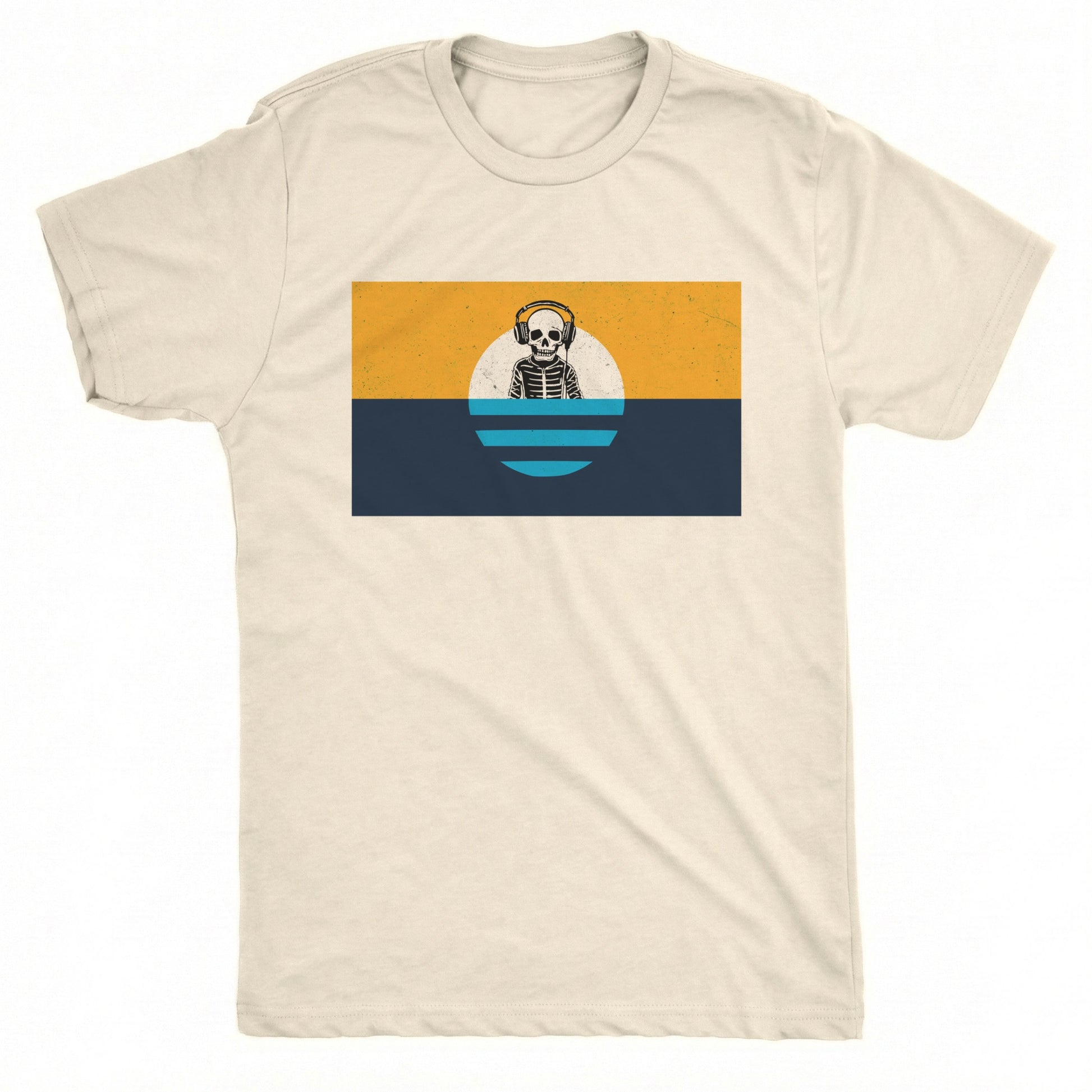 Mil Flag Tee Natural Mockup