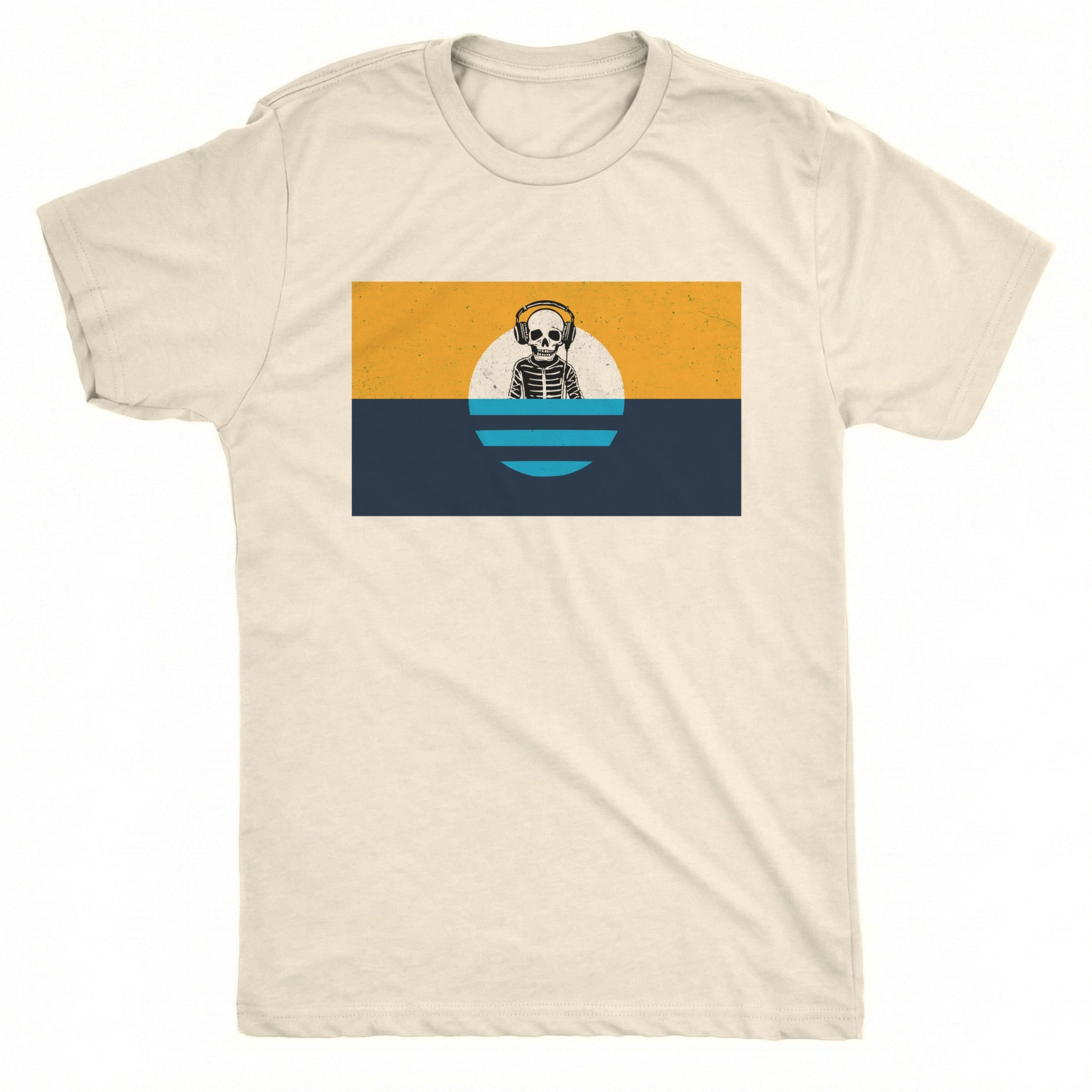 Mil Flag Tee Natural Mockup