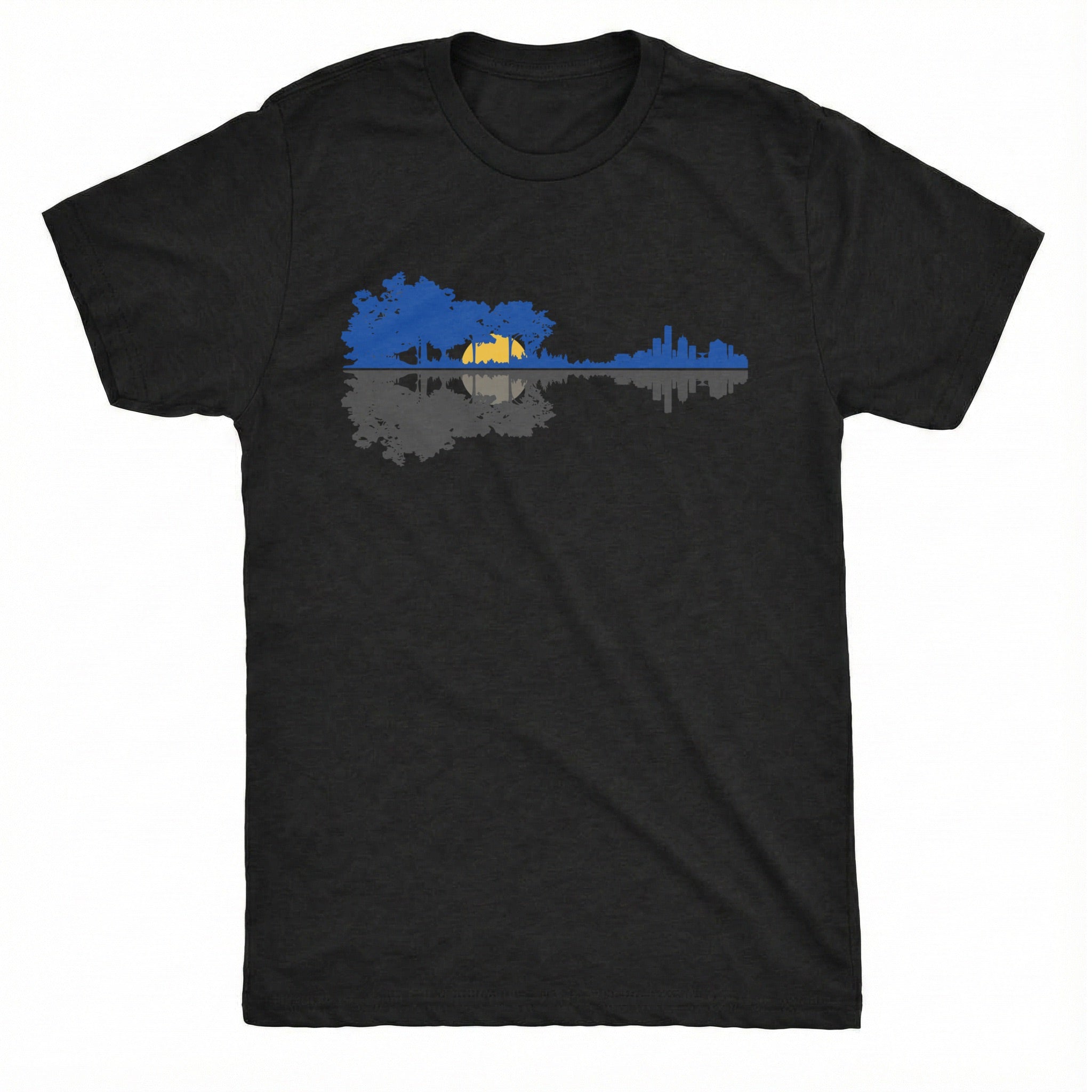 Mil Reflection Tee Black Mockup