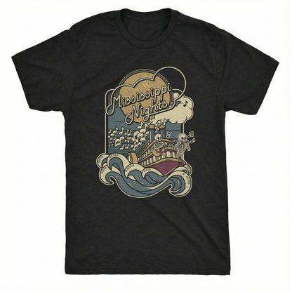 Mississippi Nights Tee | Classic Tee Black