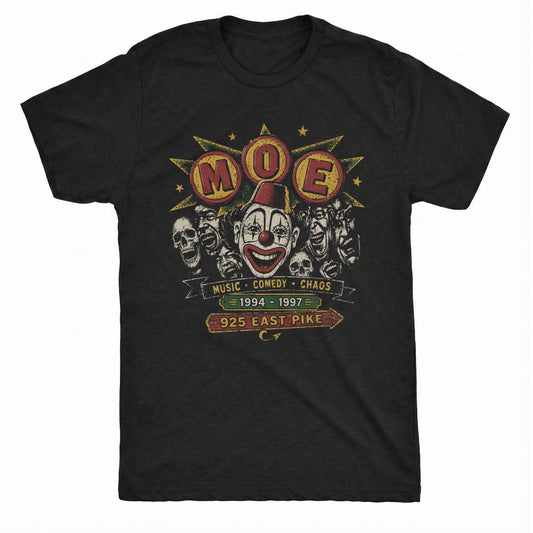 Mo'Roc'N Cafe Tee Black Mockup