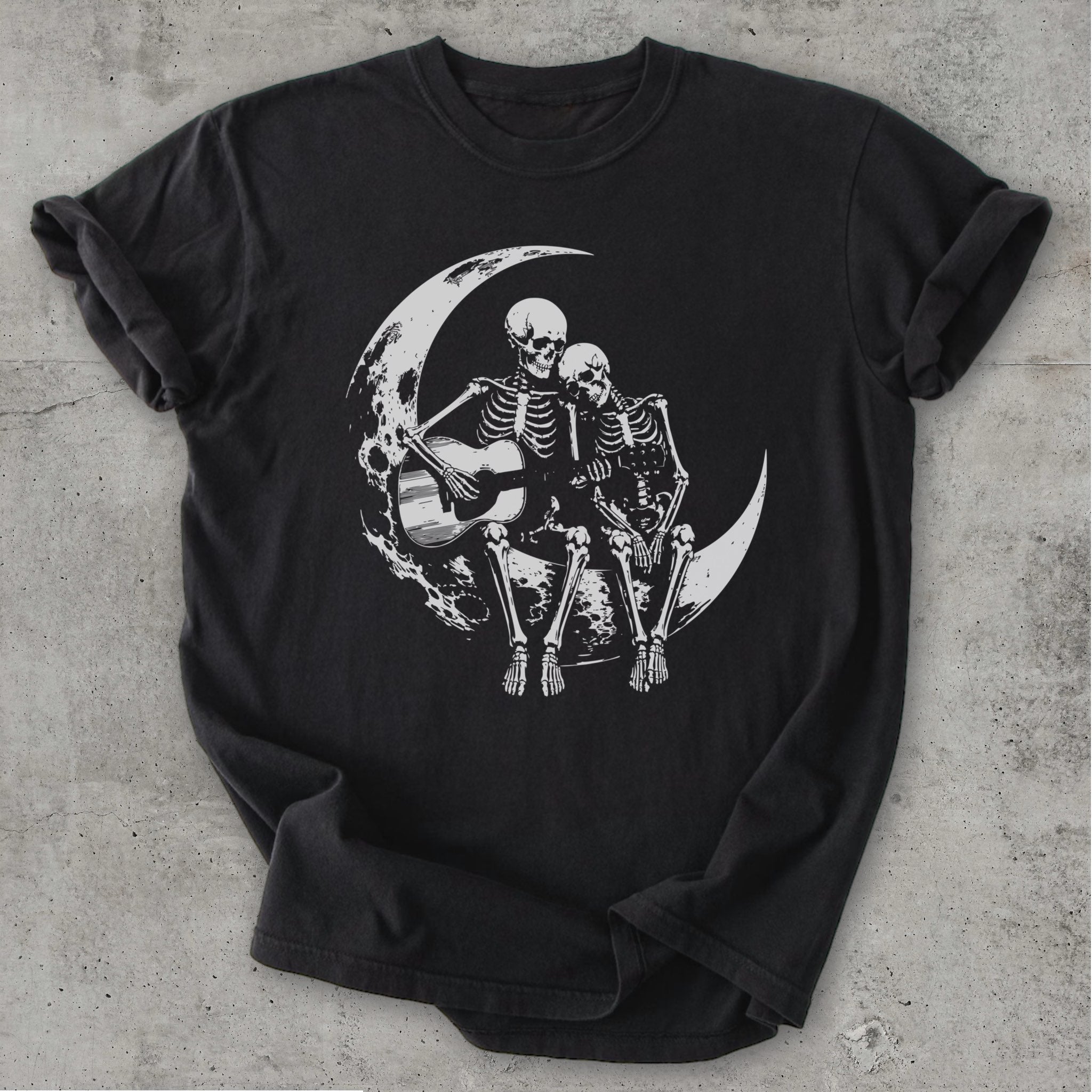 Moonlit Tee Black Mockup