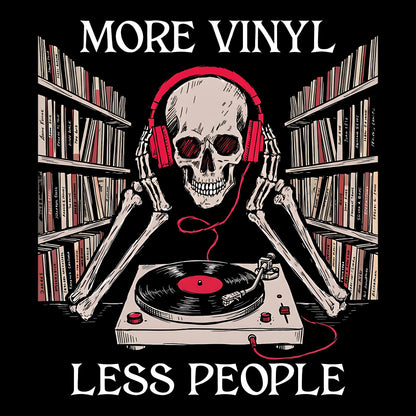 More Vinyl Tee Black Design