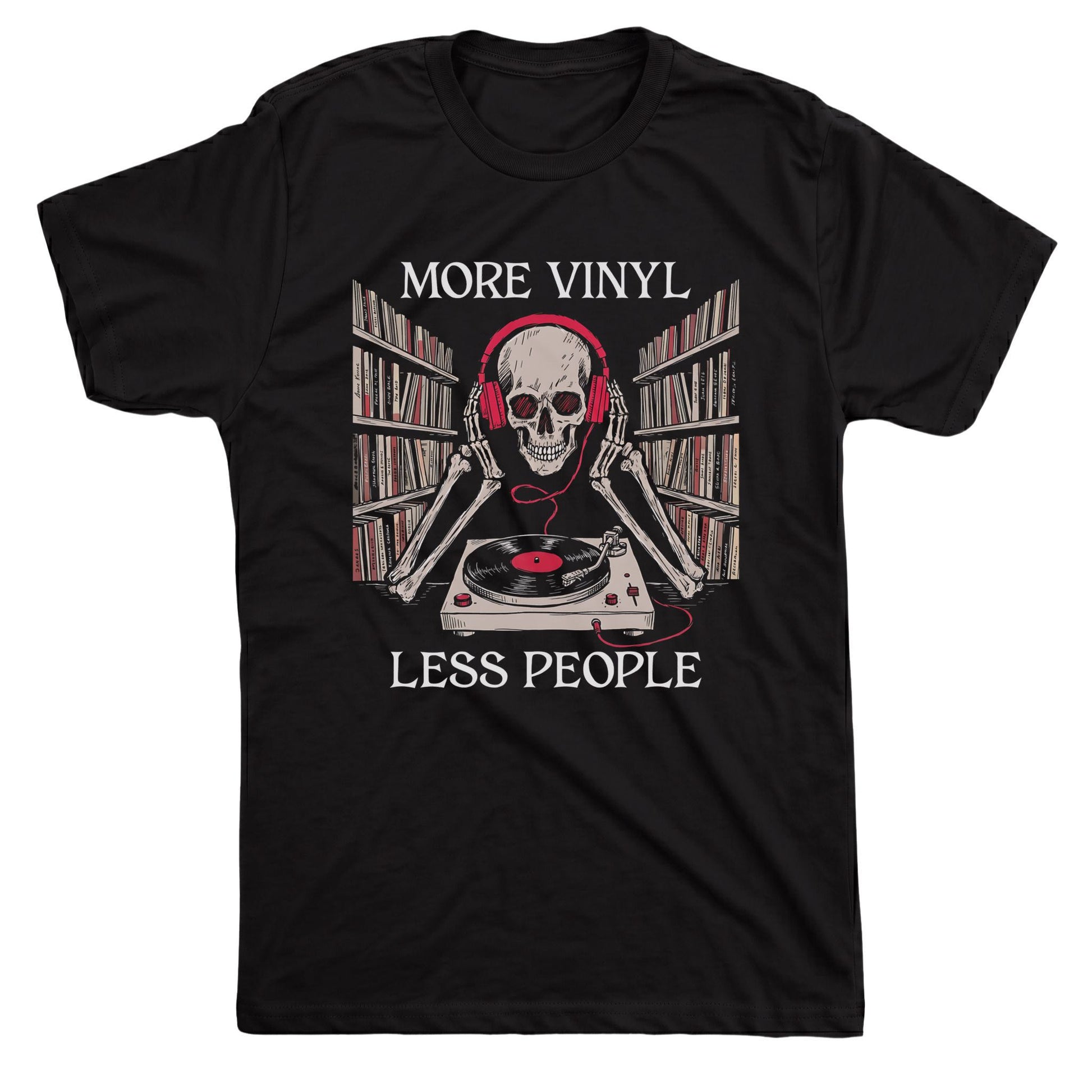 More Vinyl Tee Black Mockup