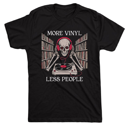 More Vinyl Tee Black Mockup