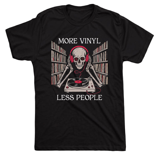 More Vinyl Tee Black Mockup