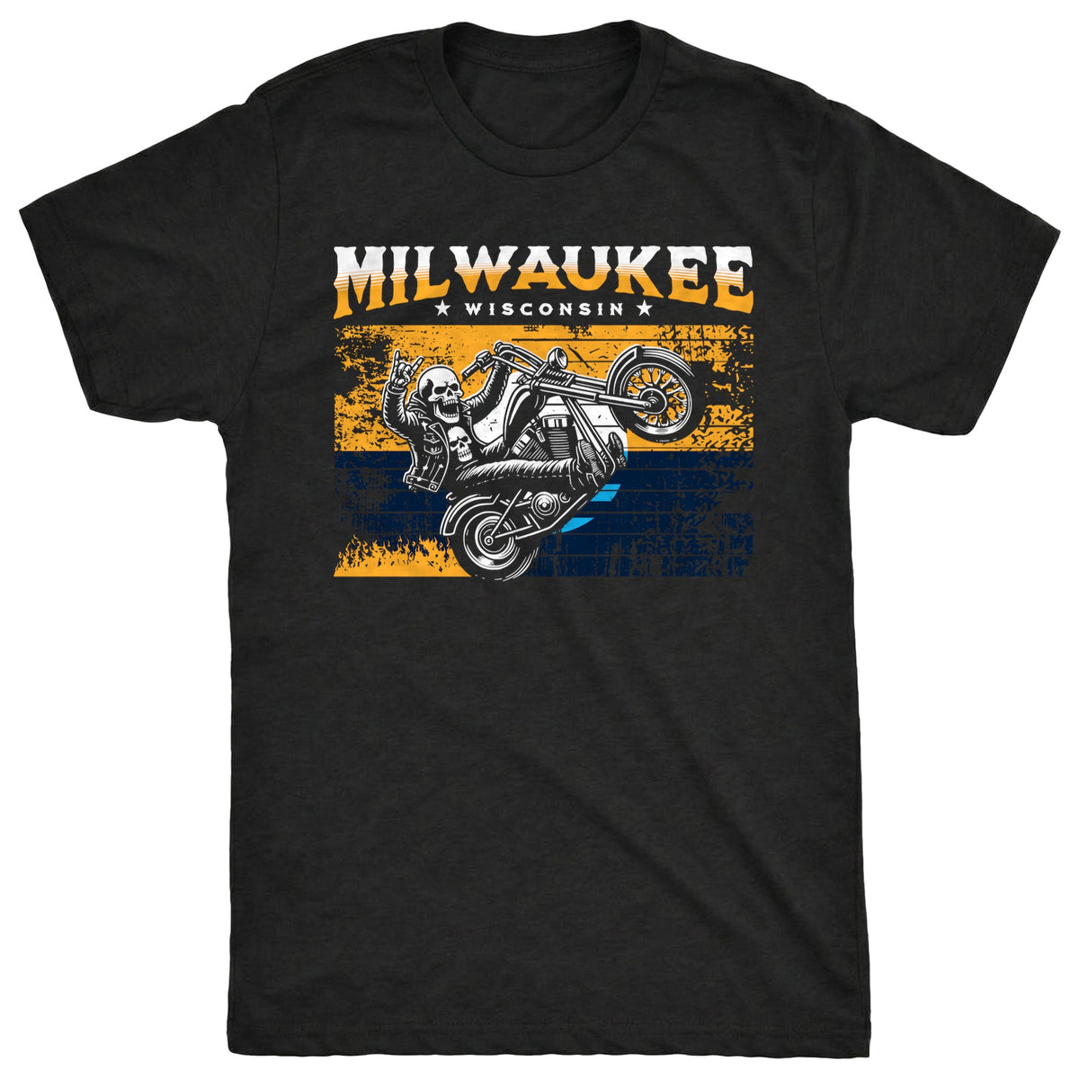Motormil Tee Black Mockup