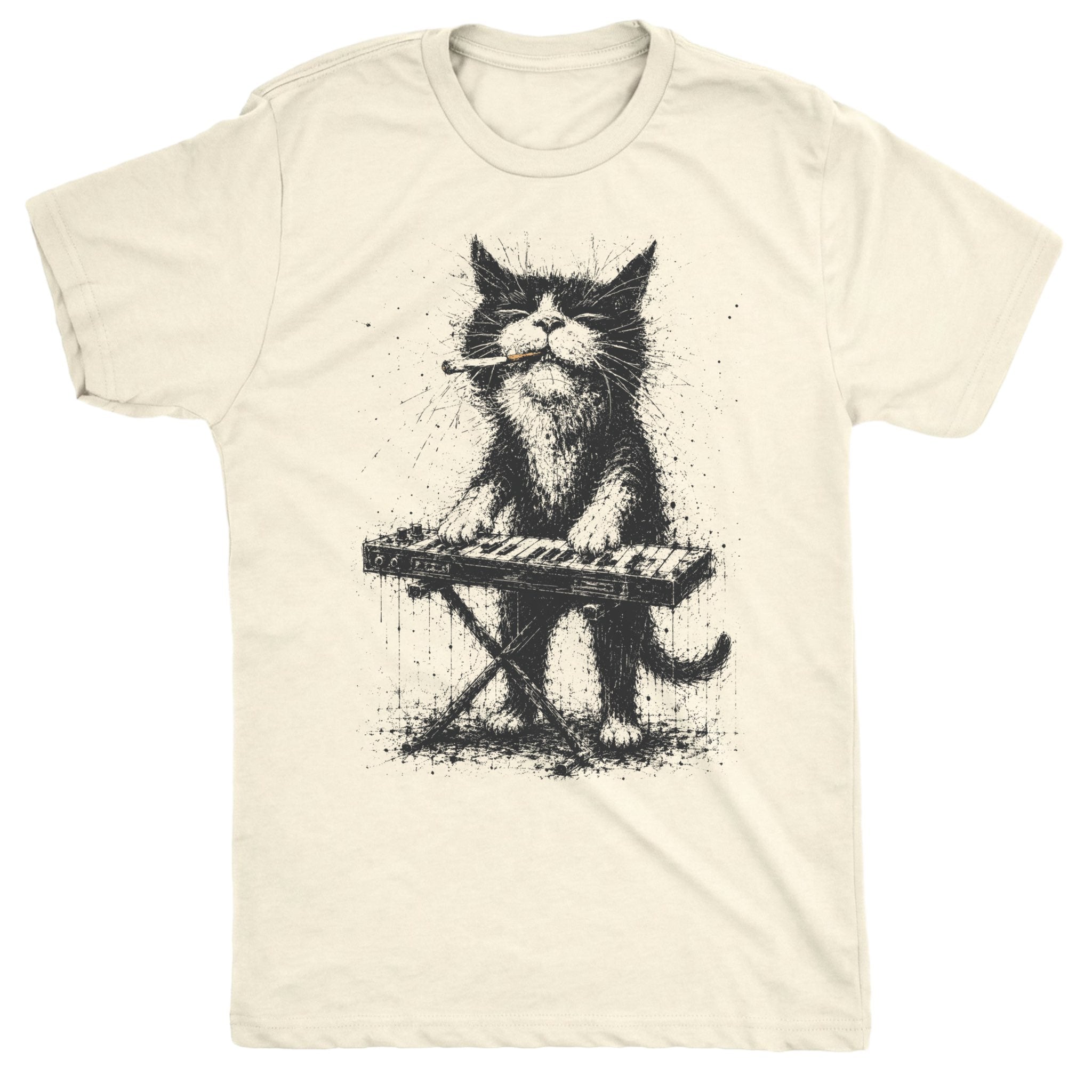 Mr. Paws Tee Natural Mockup