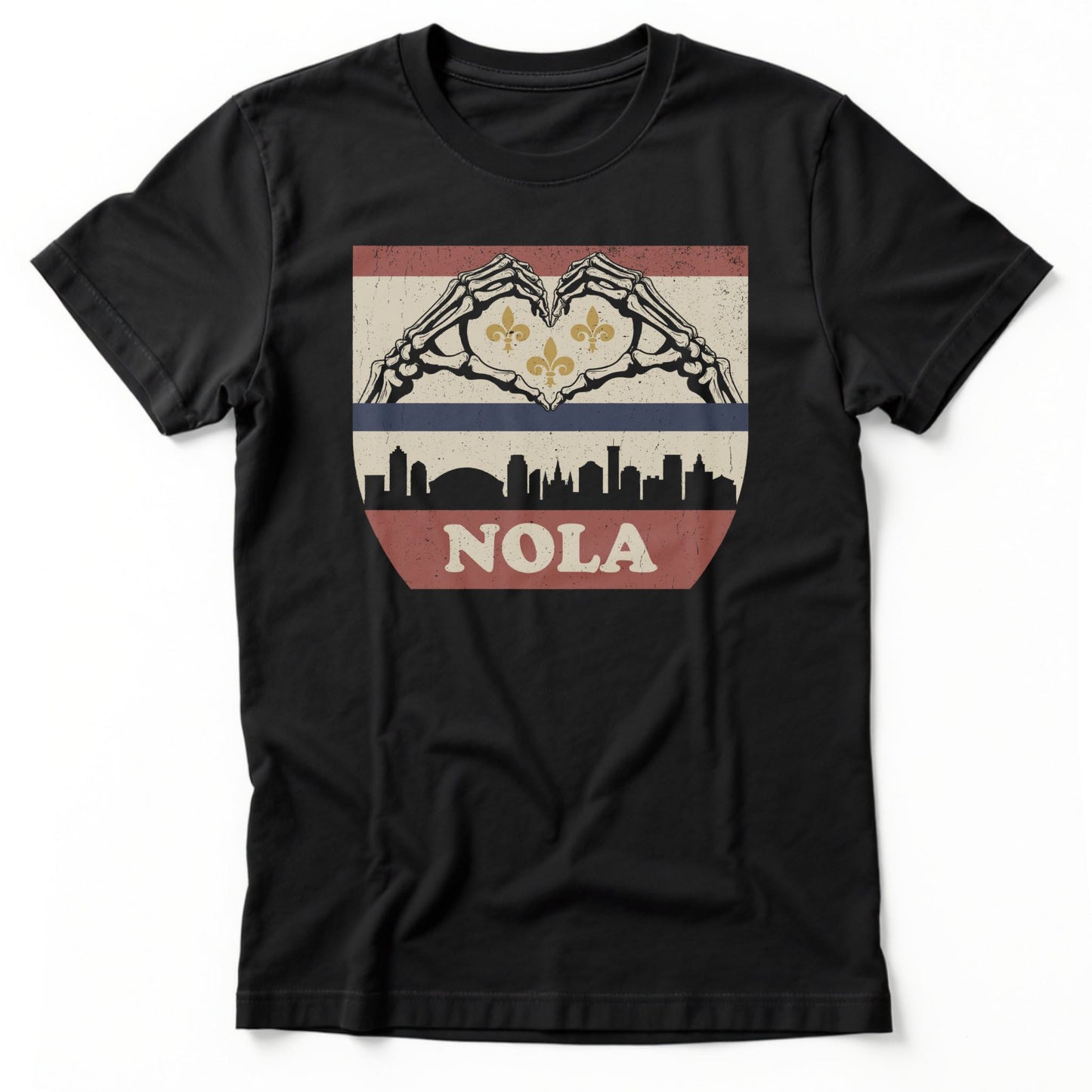 NOLA Heart Tee | Comfort Colors® 1717 Black