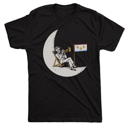 NOLA Moon Tee Black Mockup