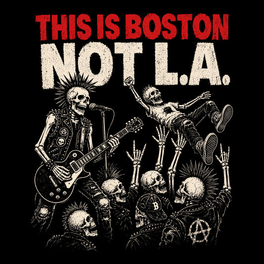 NOT L.A. Tee Black Design
