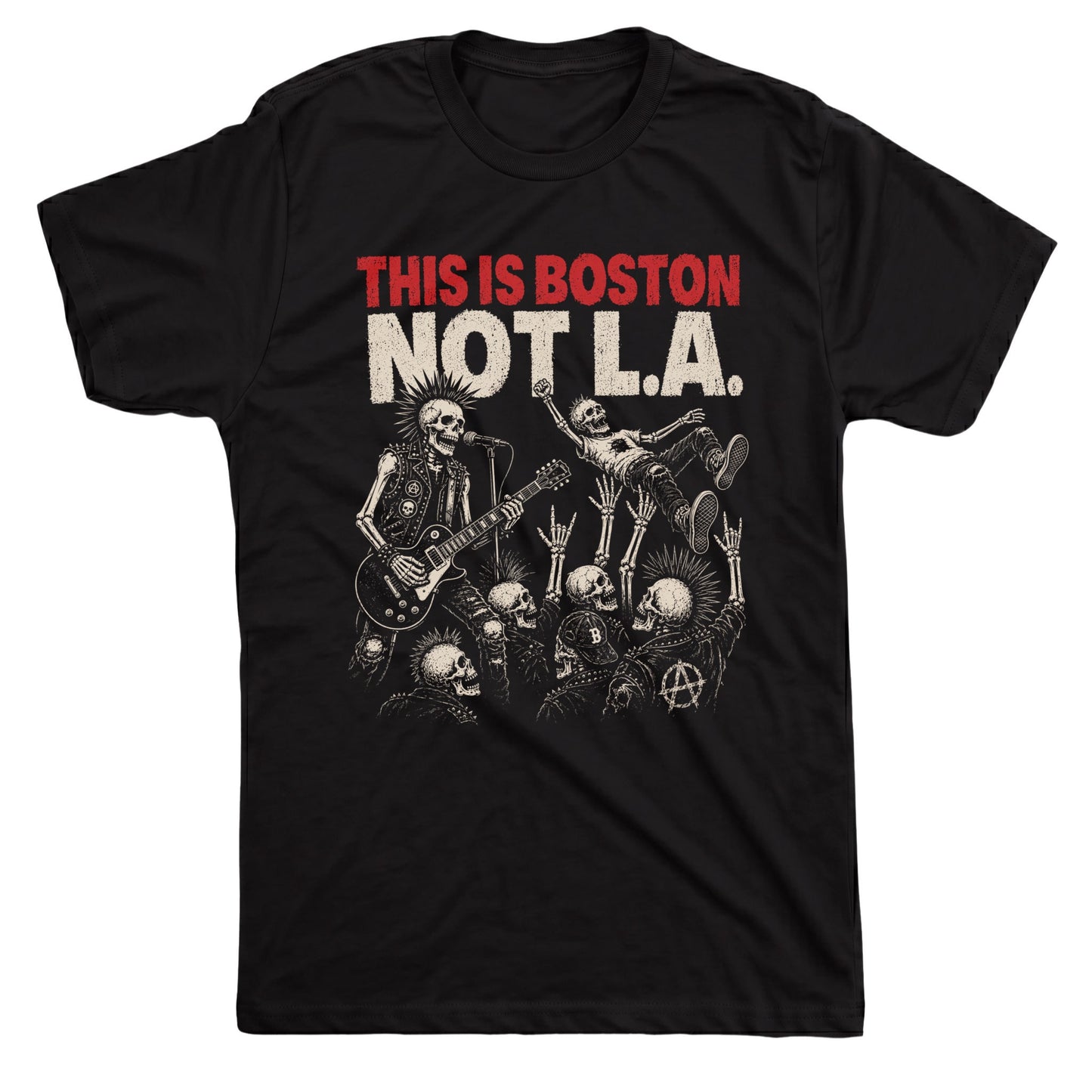 NOT L.A. Tee Black Mockup