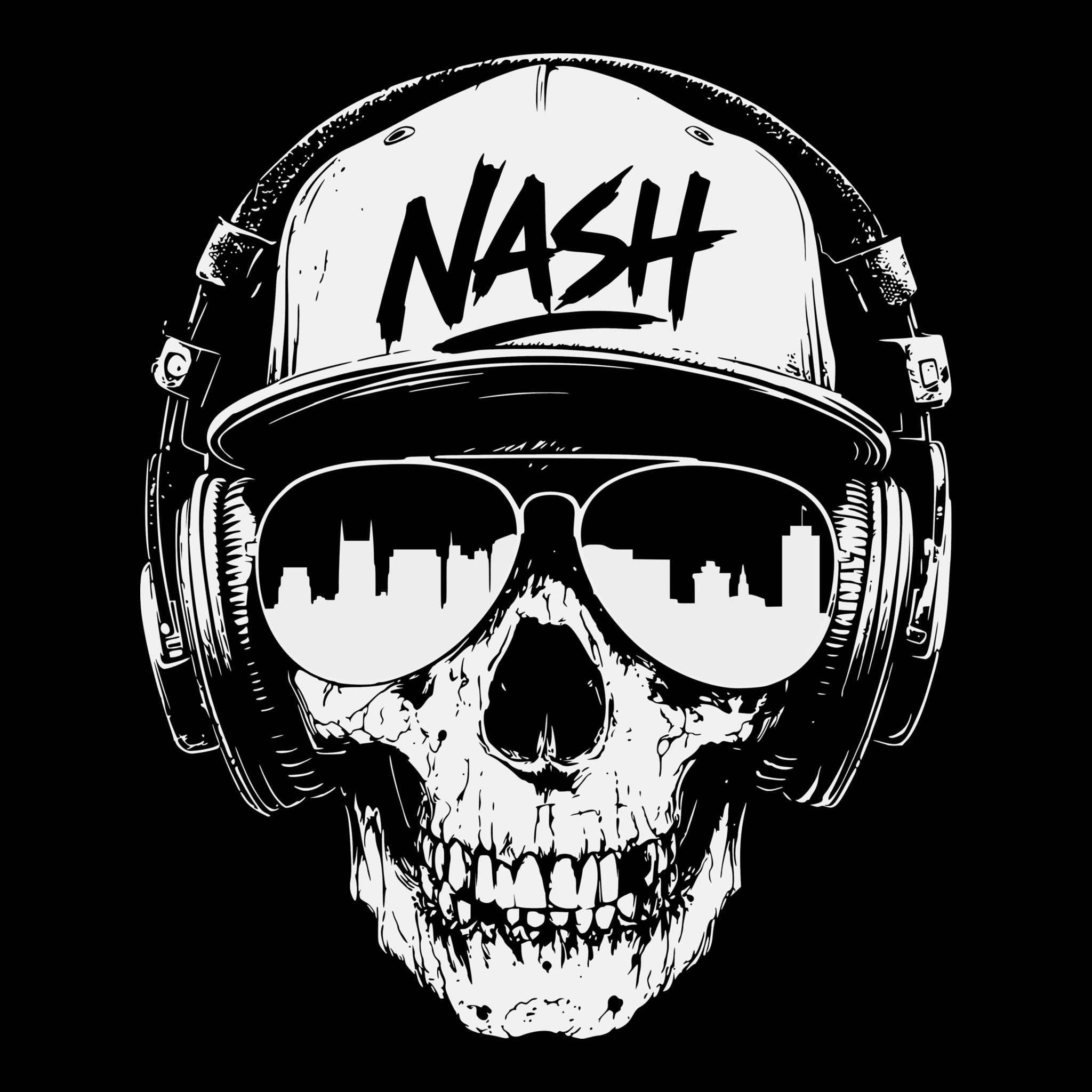 Nash Smile Tee Black Design