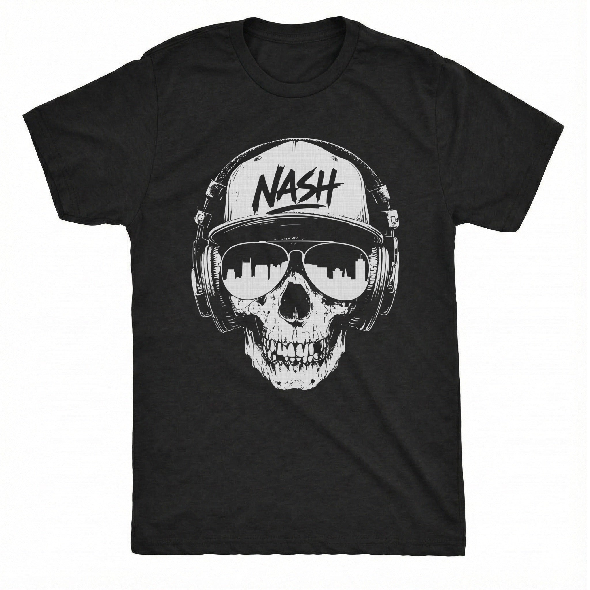 Nash Smile Tee Black Mockup