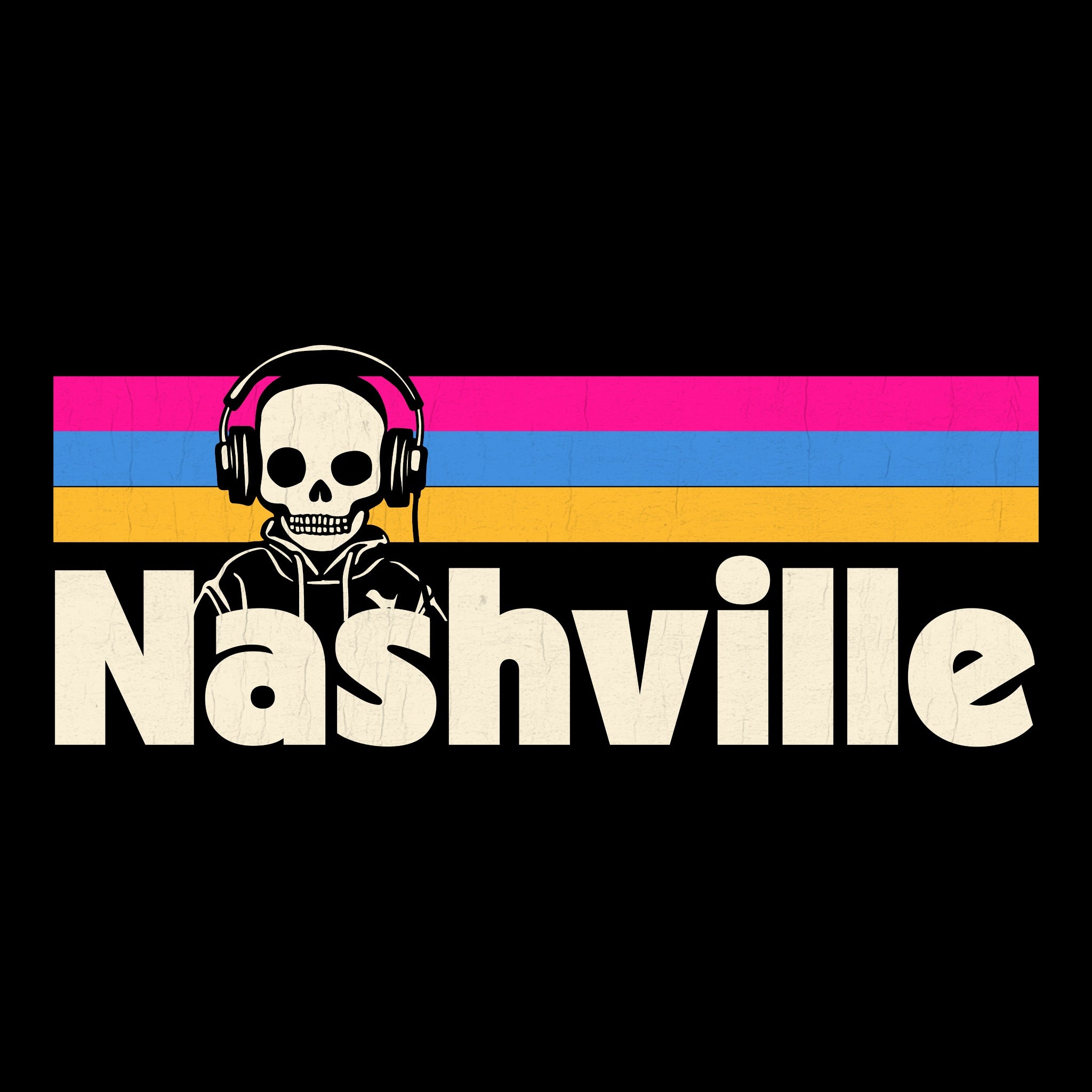 Nash Stripes Tee Black Design