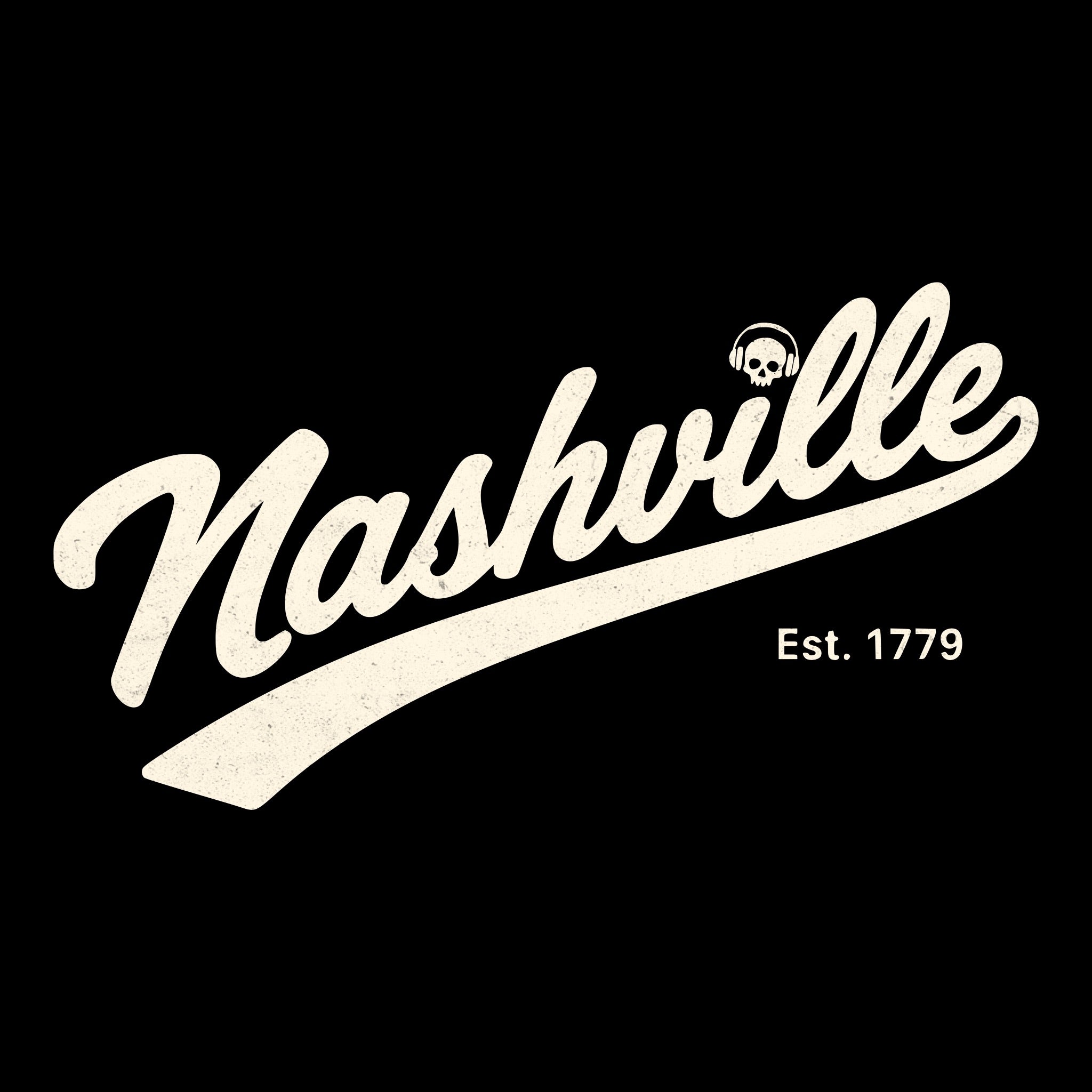 Nashville - Est. 1779 Tee Black Design