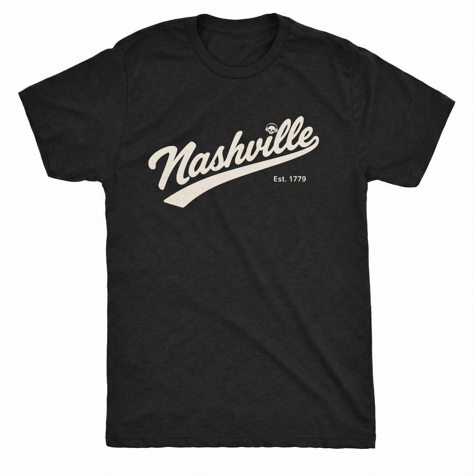 Nashville - Est. 1779 Tee Black Mockup