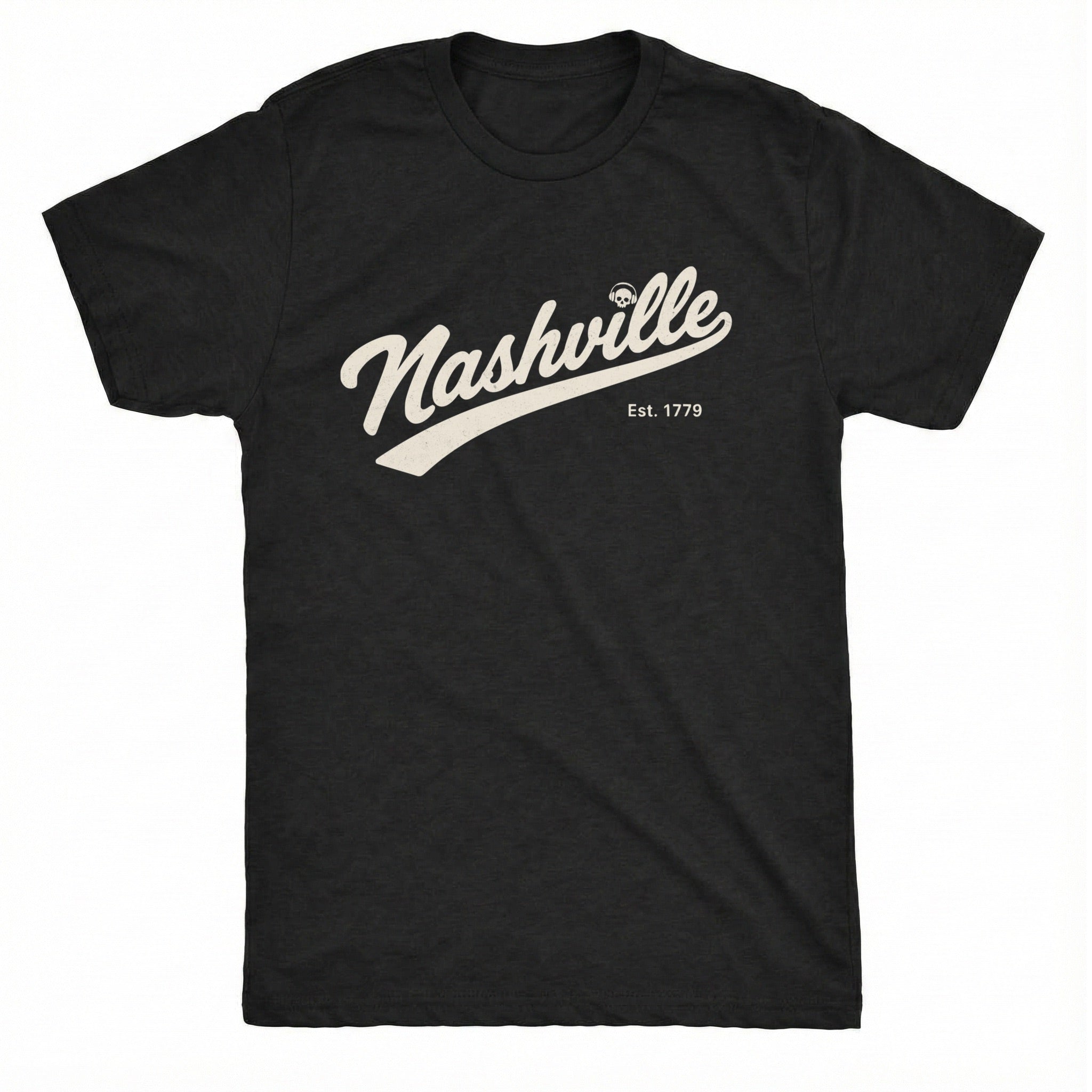 Nashville - Est. 1779 Tee Black Mockup