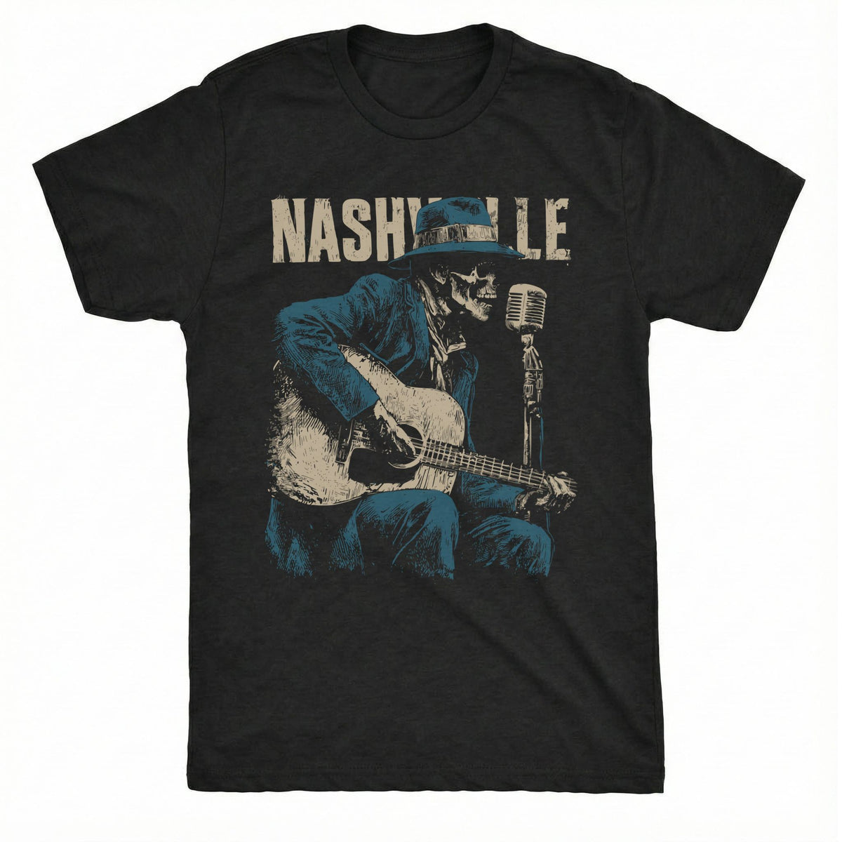 Nashville Blues Tee | Comfort Colors® 1717 Black