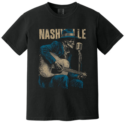Nashville Blues Tee | Comfort Colors® 1717 Black