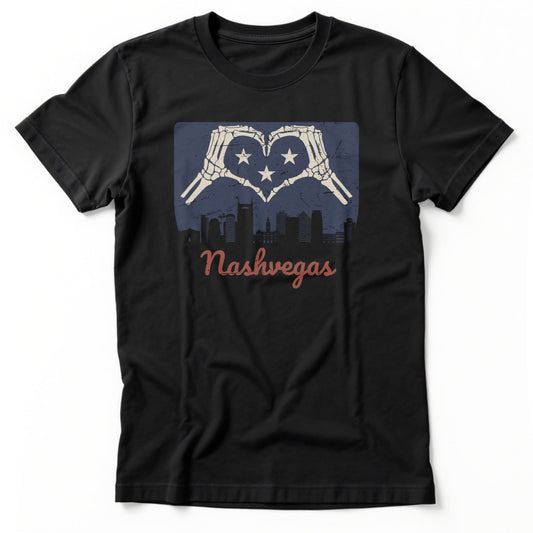 Nashville Heart Tee | Classic Tee Black