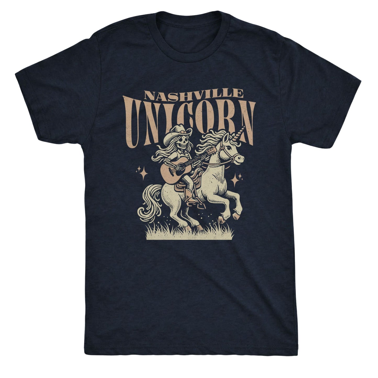 Nashville Unicorn Navy Mockup