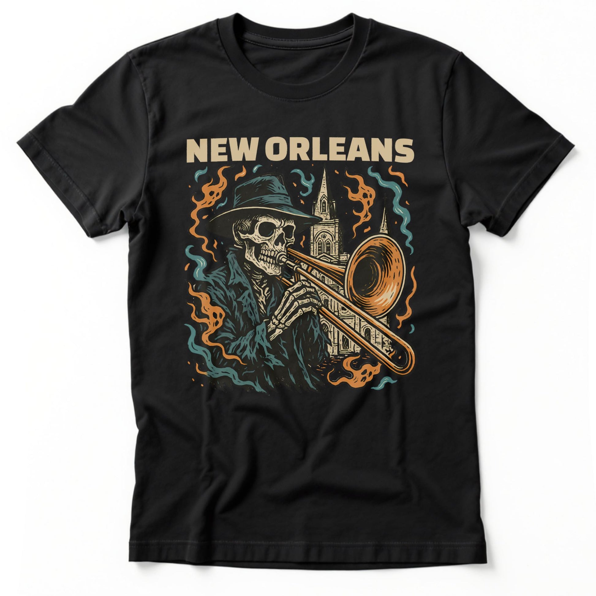 New Orleans Cathedral T-shirt | Comfort Colors® 1717 Black