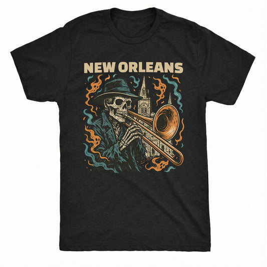 New Orleans Cathedral T-shirt | Comfort Colors® 1717 Black