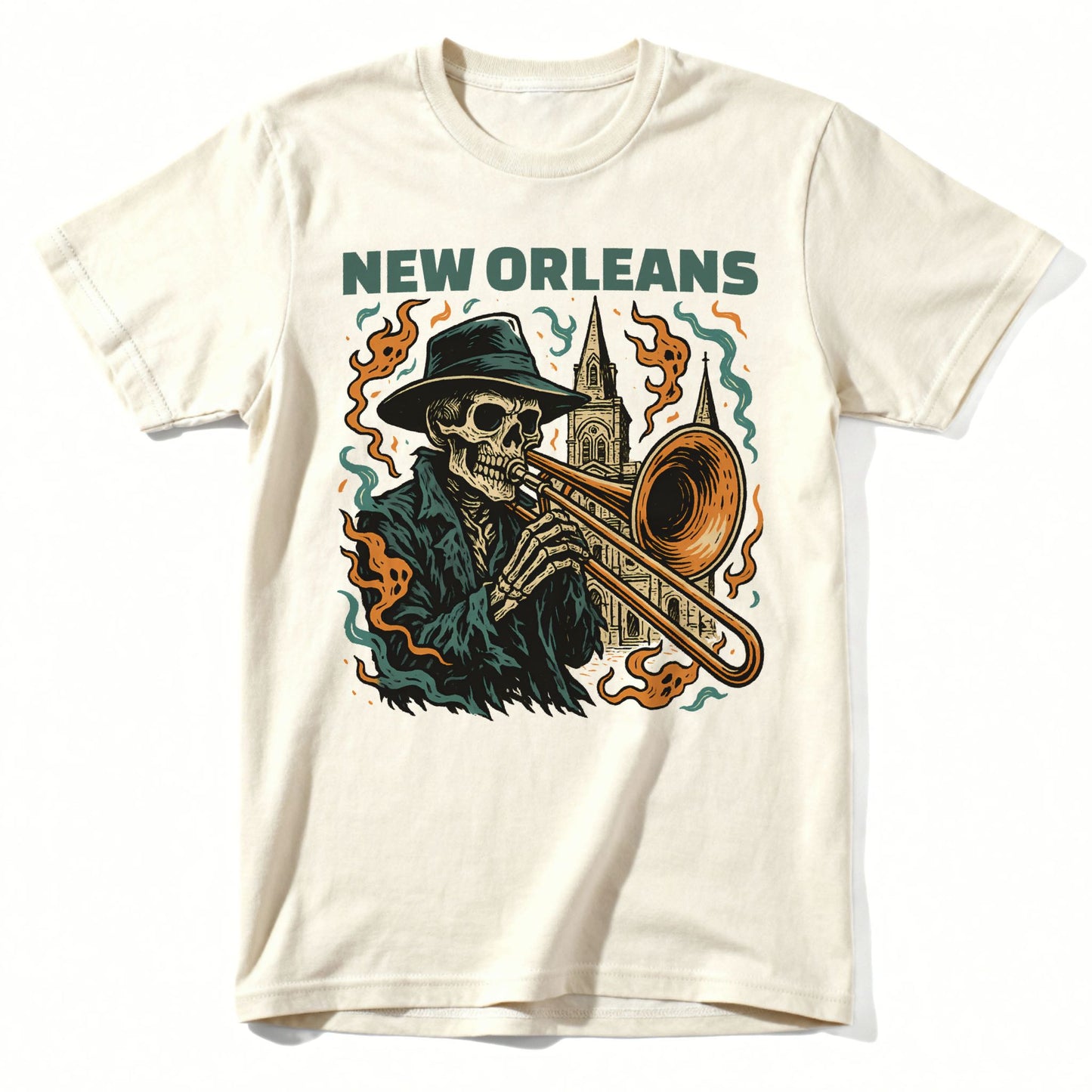 New Orleans Cathedral T-shirt | Comfort Colors® 1717 Natural