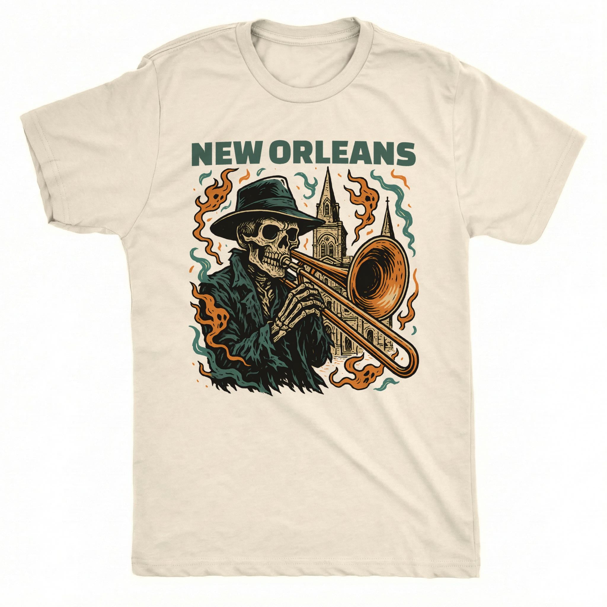 New Orleans Cathedral T-shirt | Comfort Colors® 1717 Natural