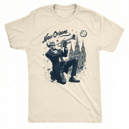 New Orleans Trumpeter Tee | Classic Tee Natural