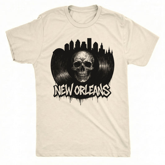 New Orleans Vinyl T-Shirt | Comfort Colors® 1717 Natural