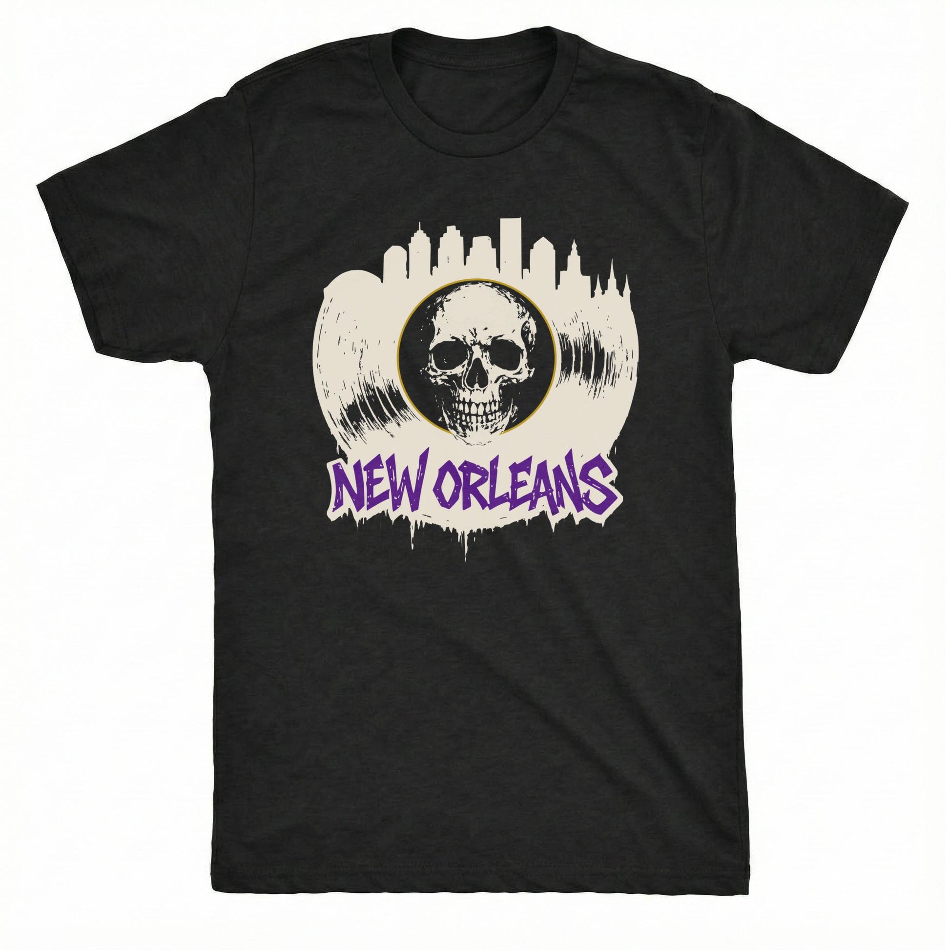 New Orleans Vinyl Tee | Classic Tee Black