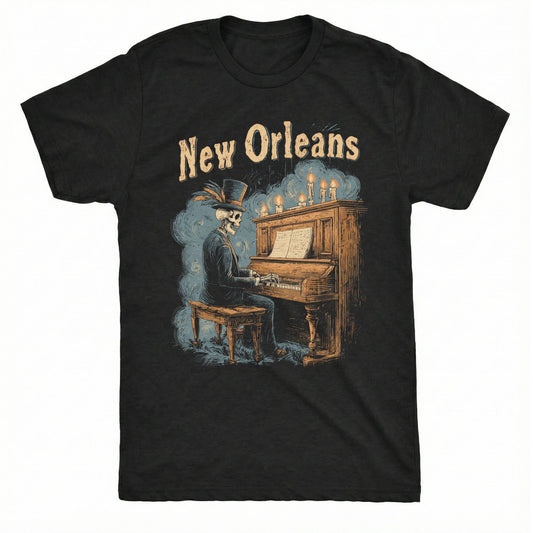New Orleans Voodoo T-Shirt | Comfort Colors® 1717 Black
