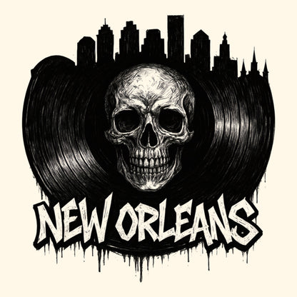 New Orleans Vinyl T-Shirt Design
