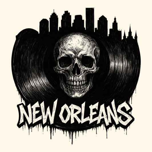 New Orleans Vinyl T-Shirt Design