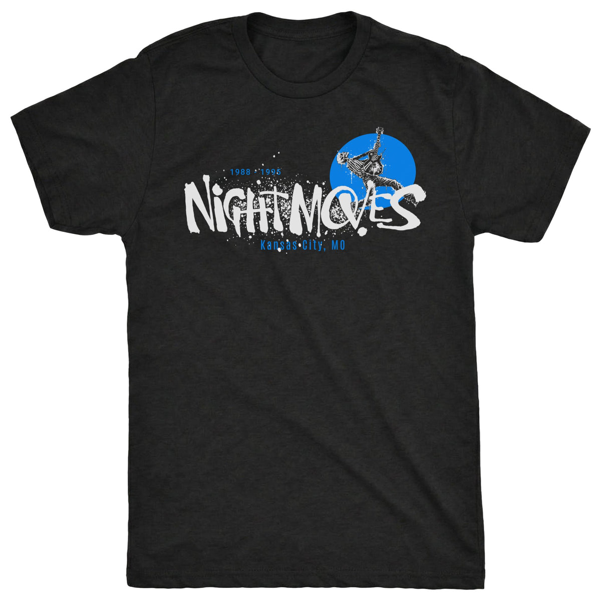 Nightmoves Tee Black Mockup