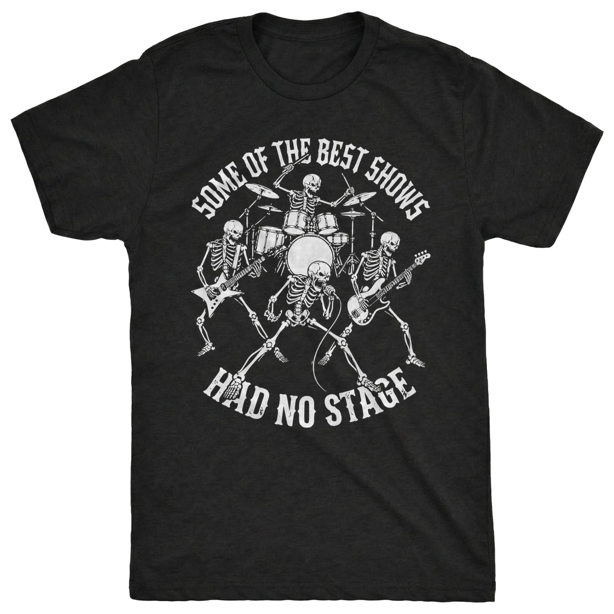 No Stage Tee Black Mockup