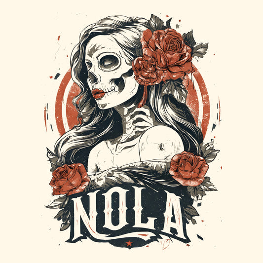 Nola Queen T-Shirt Design