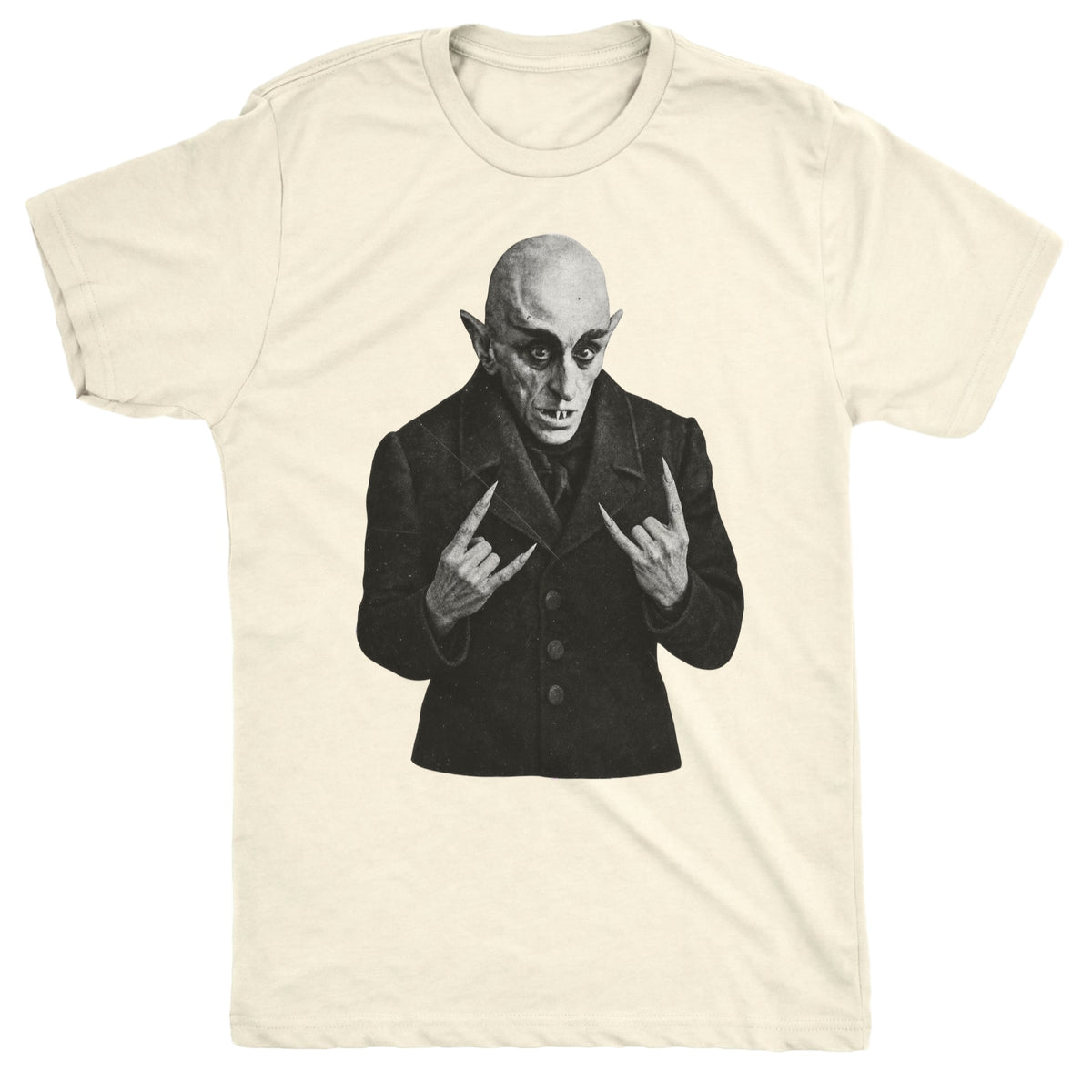 Nosferatu Tee Natural Mockup