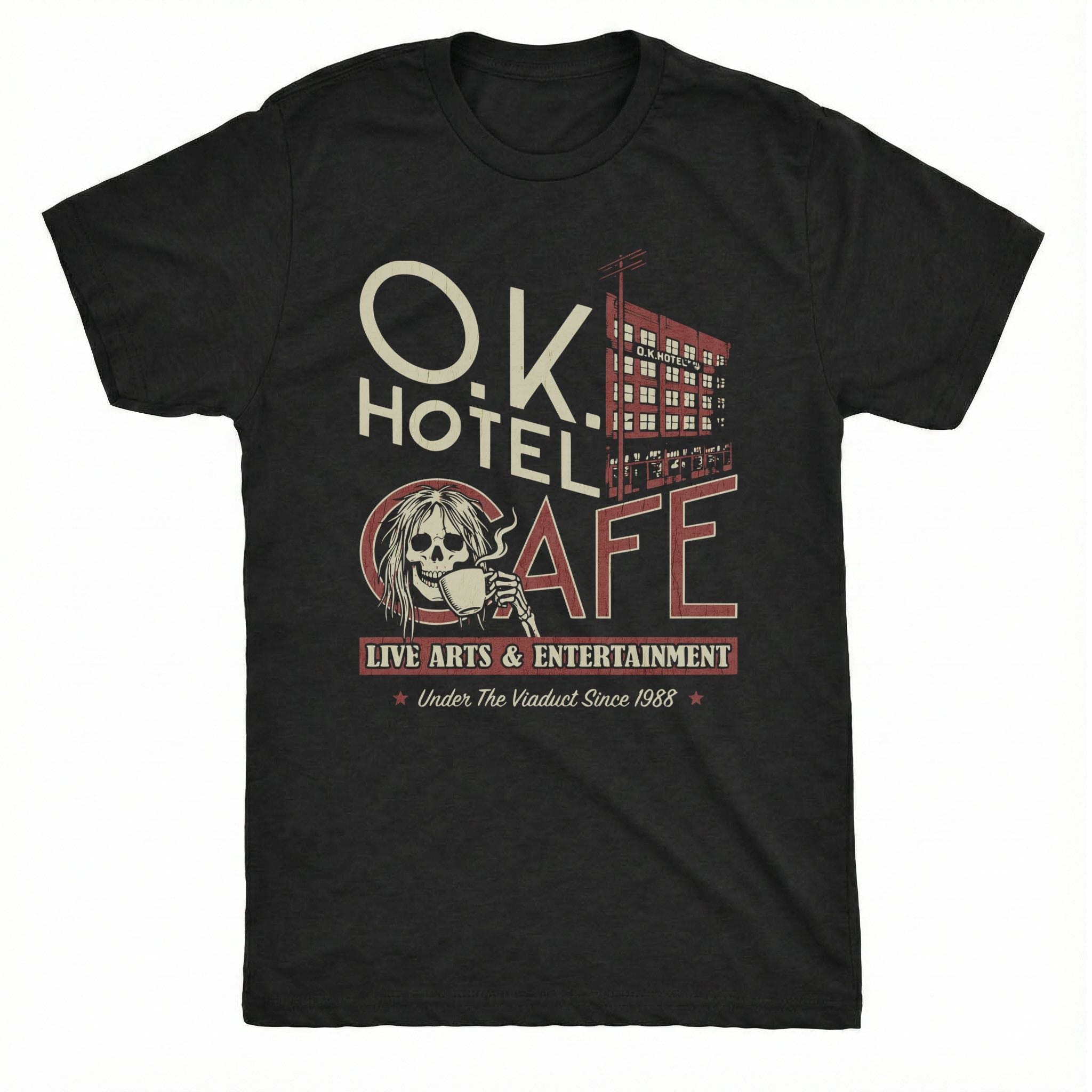 OK Hotel Tee | Classic Tee Black