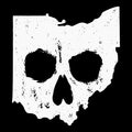 Ohio Skull Tee Black Design