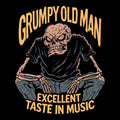Old Man Tee Black Design