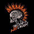 Old Punk Tee Black Design