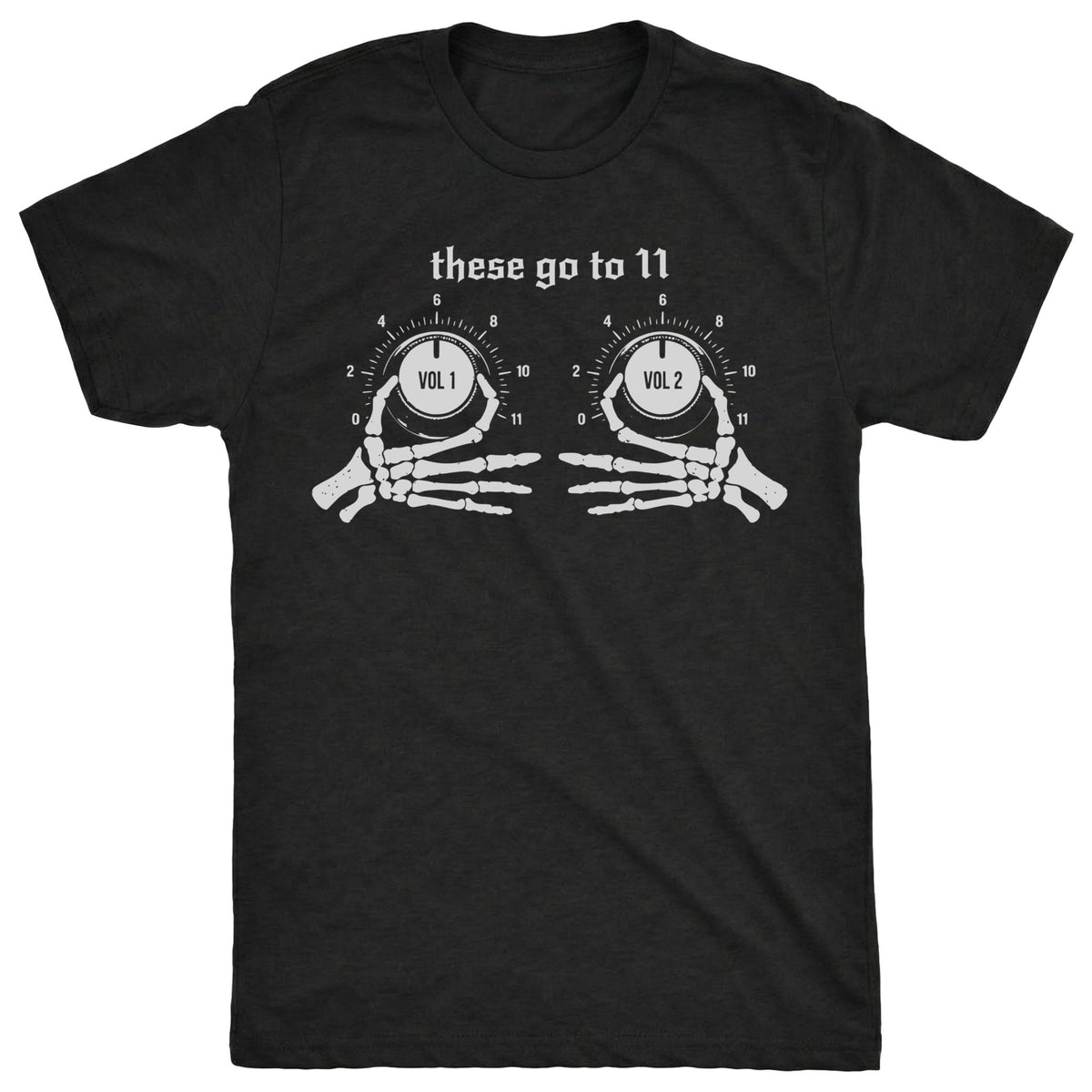 One Louder Tee Black Mockup