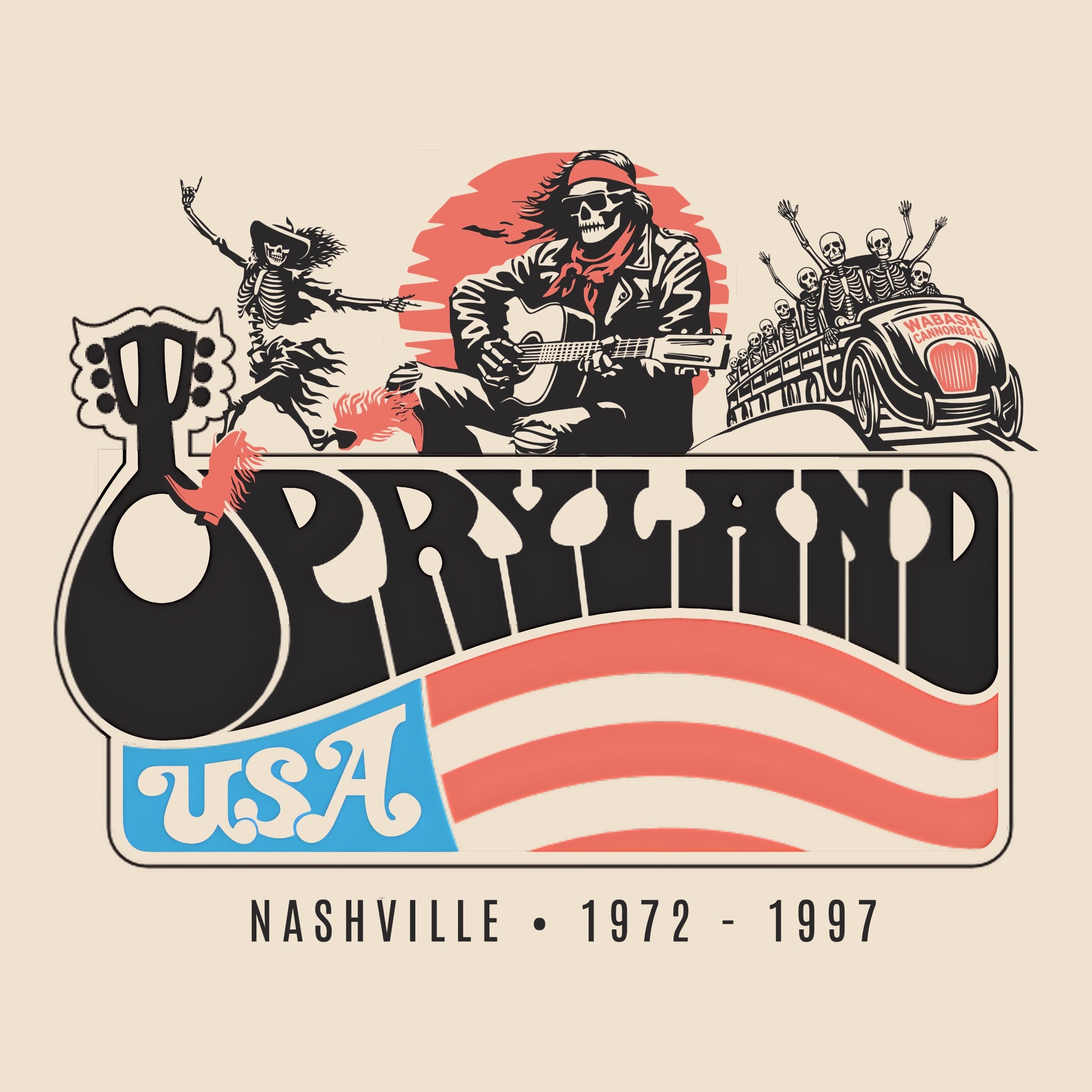 Opryland USA Tee Natural Design