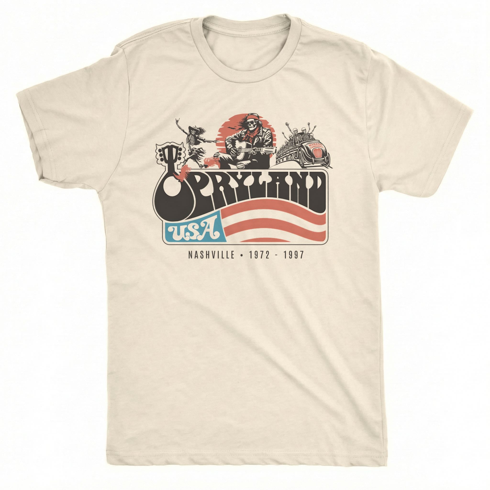 Opryland USA Tee Natural Mockup